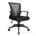 Kumaş süngeri ile ergonomik döner örgü ofis sandalyesi